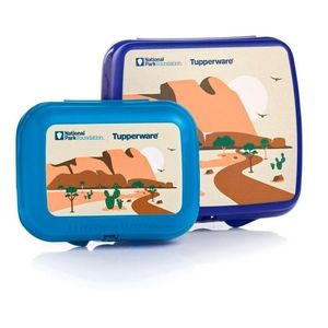 New Tupperware National Parks Luncheon Set $10 with Closet Clear Out
